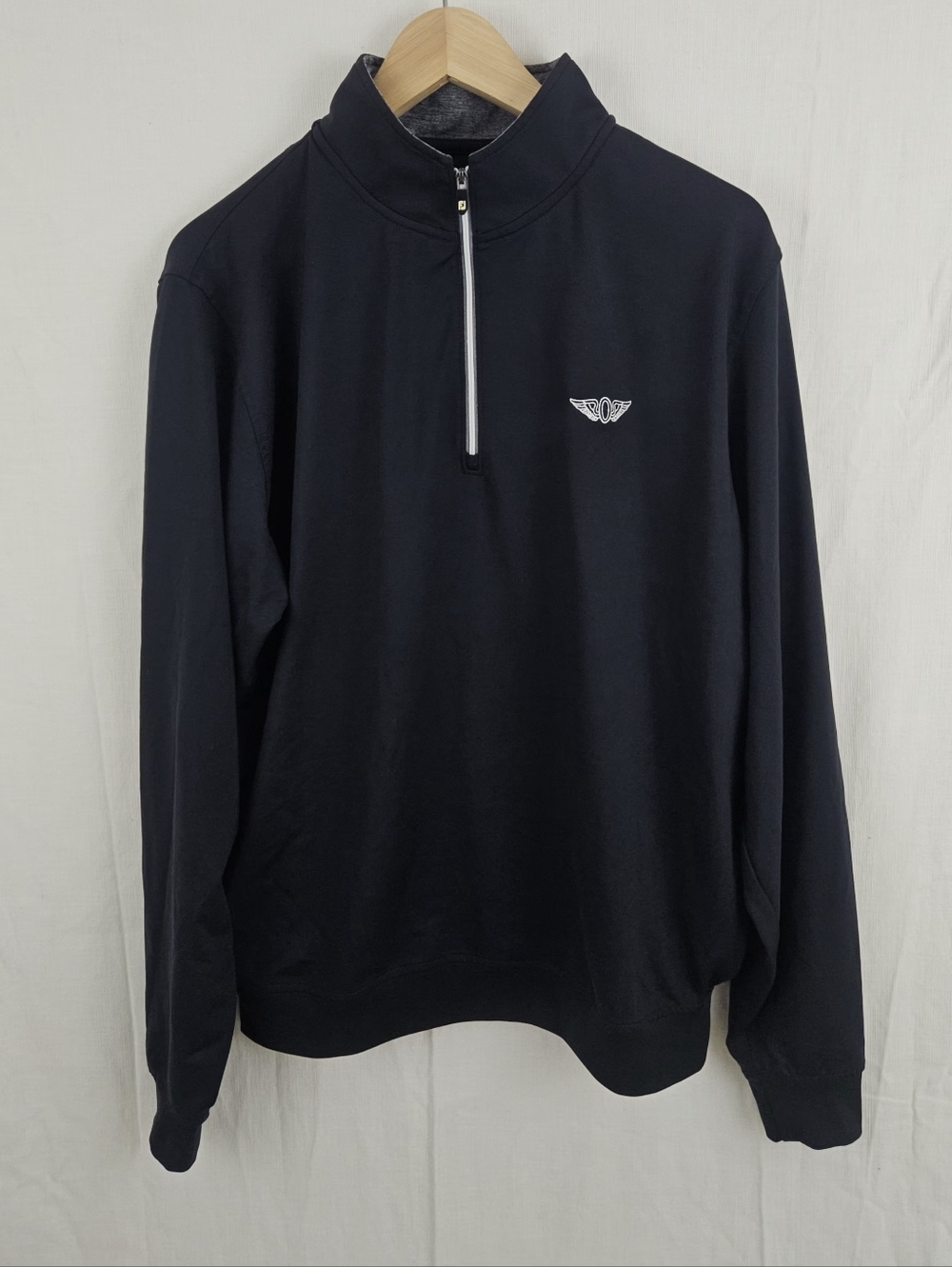 EUC FootJoy M The Olympic Club 1/4 Zip Golf Pullover San Francisco